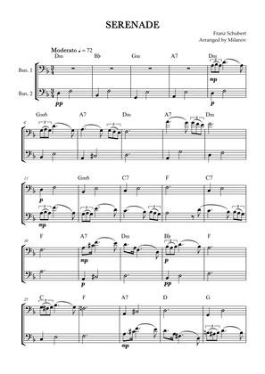 Book cover for Serenade | Schubert | Bassoon duet | Chords