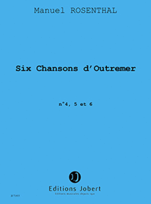 Book cover for Chansons D'Outre-Mer (4-6)