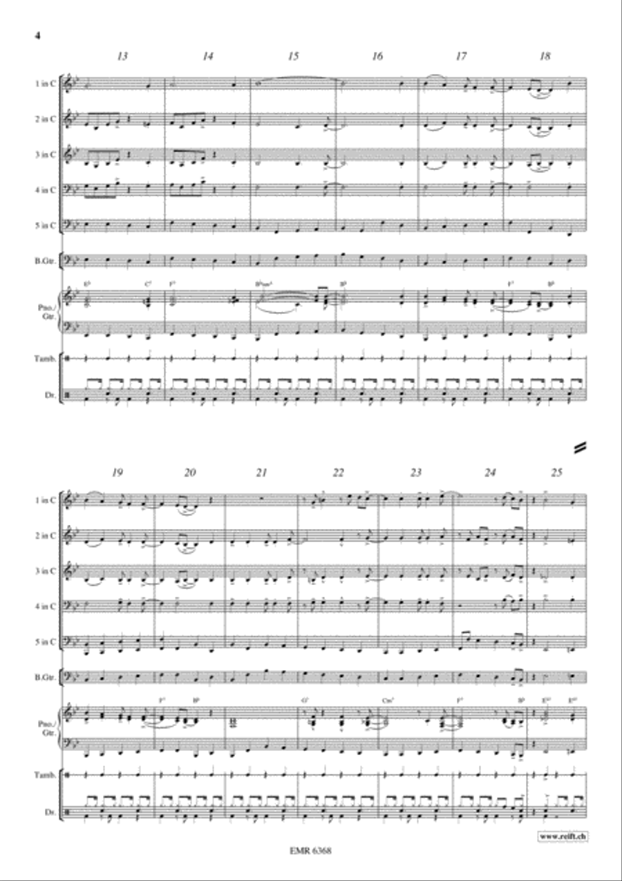 Joyful Christmas Joyful Christmas Brass Band scores gallery preview page 5