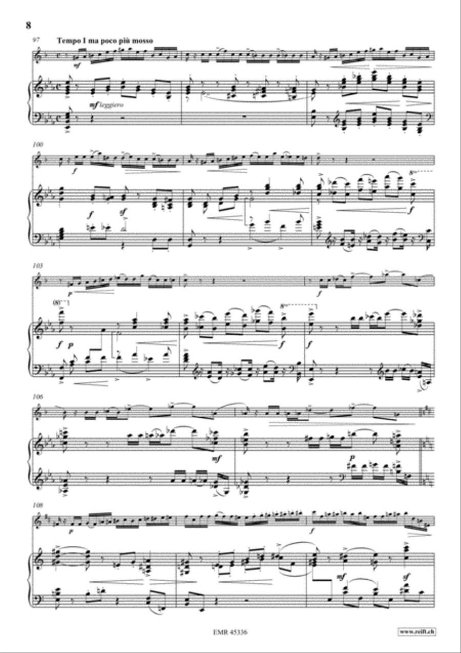 Konzert No. 2 Soprano Saxophone scores gallery preview page 9
