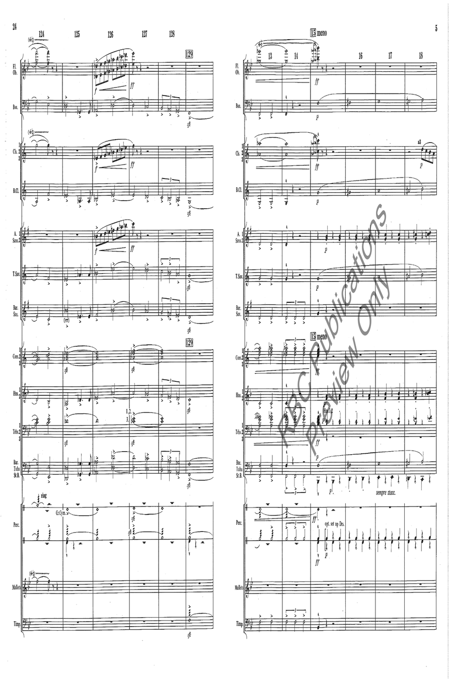 Entracte Concert Band scores gallery preview page 6