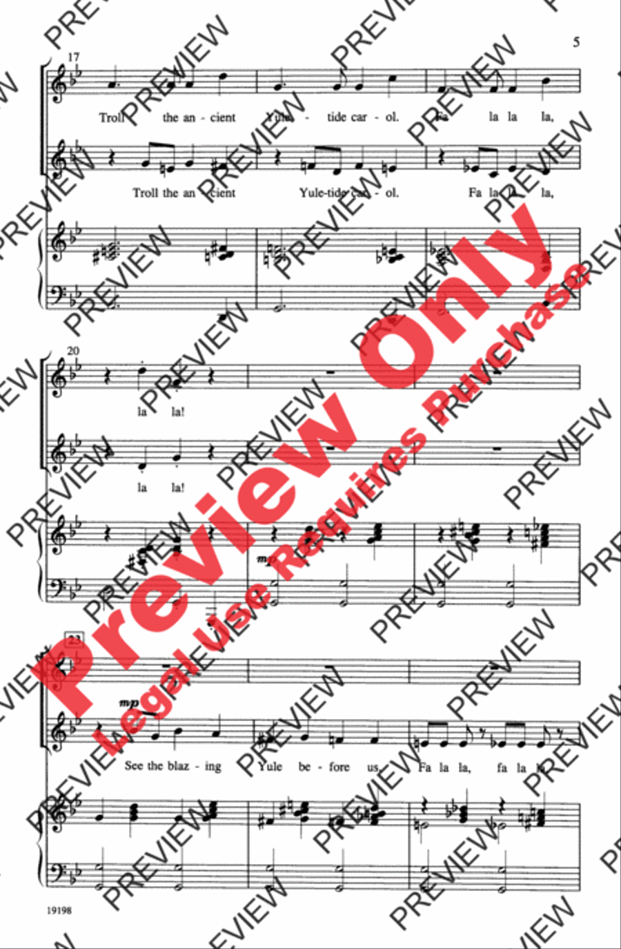 Deck the Nutcracker Hall 2-Part scores gallery preview page 4