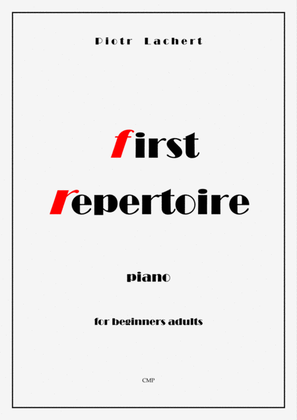 First Repertorio, piano, for beginners adults