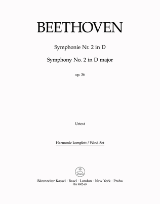 Book cover for Symphony, No. 2 D major, Op. 36