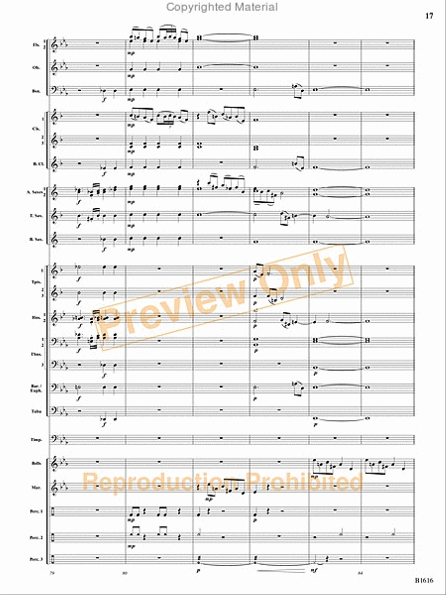 One Giant Leap Concert Band scores gallery preview page 18