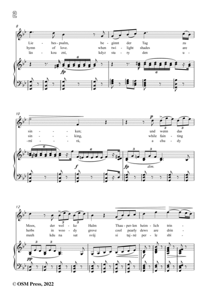 Dvořák-Má píseň zas mi láskou zní,in g minor,Op.55 No.1,from Gypsy Songs,for Voice and Piano