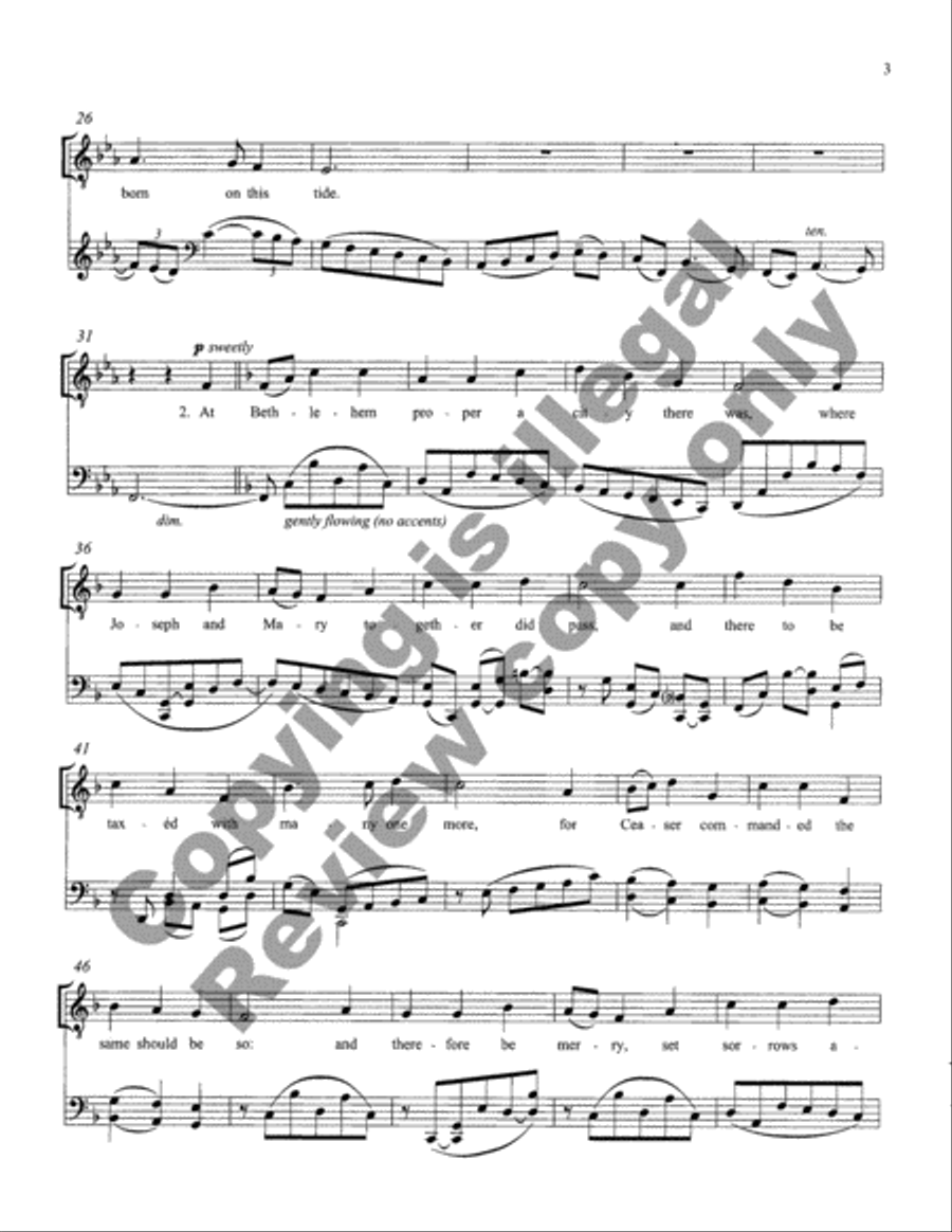 Silent Night-A Christmas Collection: At Bethlehem Proper TB scores gallery preview page 4