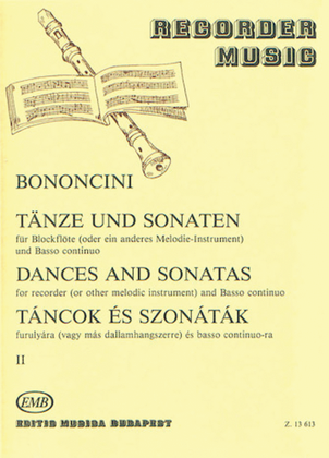Dances & Sonatas for Recorder (or Other Melodic Instruments)