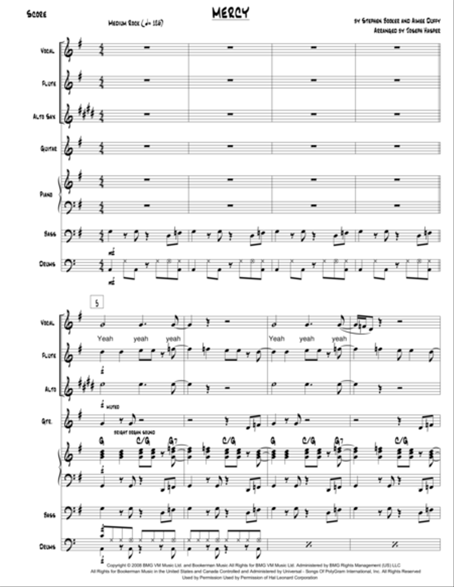 Mercy Jazz Ensemble scores gallery preview page 2