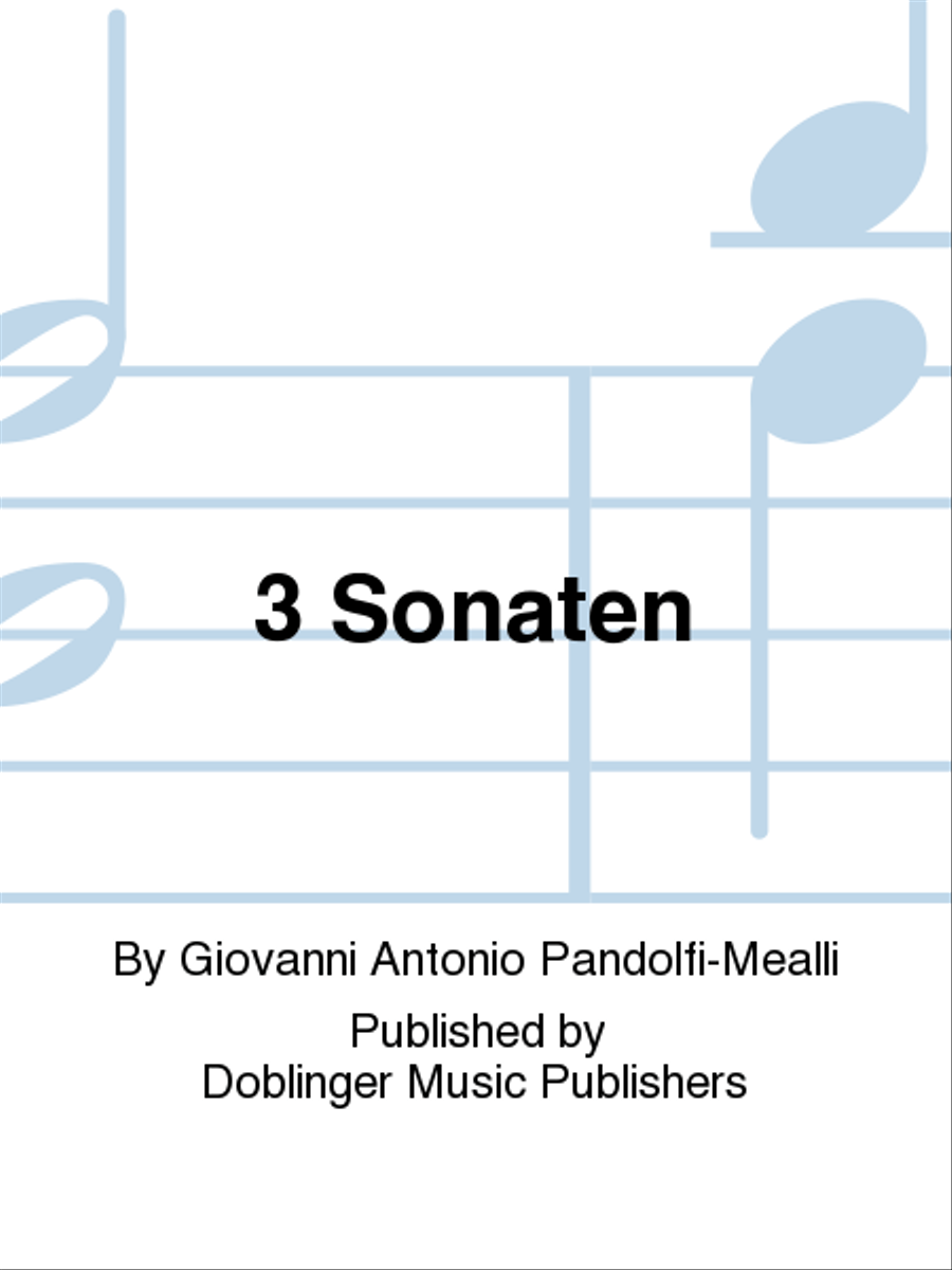 3 Sonaten 3 Sonaten Violin Solo scores gallery preview page 1
