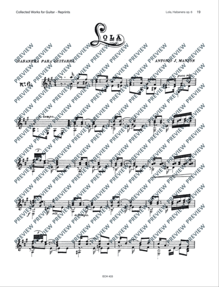 Collected Works for Guitar Classical Guitar scores gallery preview page 20