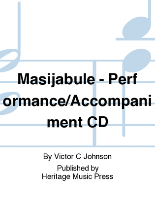Book cover for Masijabule - Performance/Accompaniment CD
