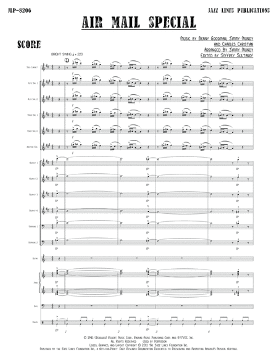 Air Mail Special Big Band scores gallery preview page 4