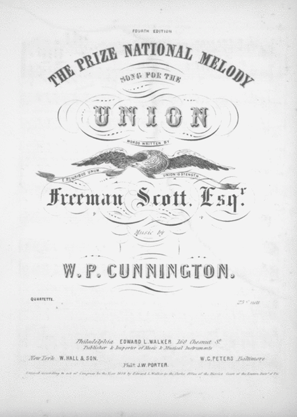 The Prize National Melody. Song for the Union