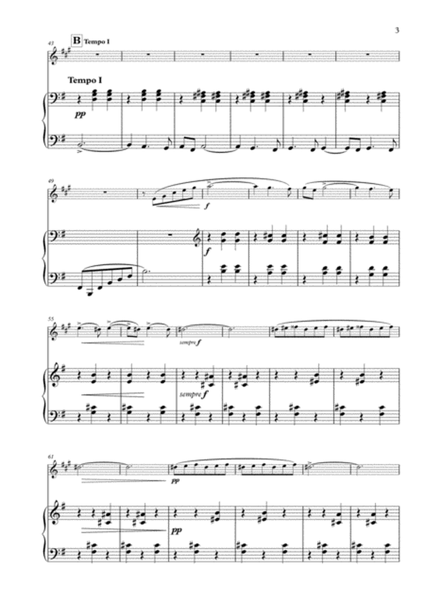 Valse Impromptu arranged for Soprano Saxophone & Piano image number null