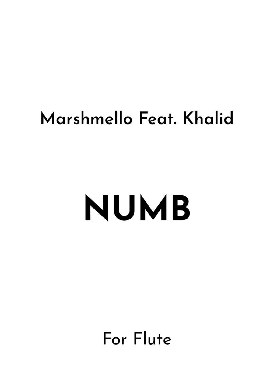Numb Numb Flute Solo scores gallery preview page 1