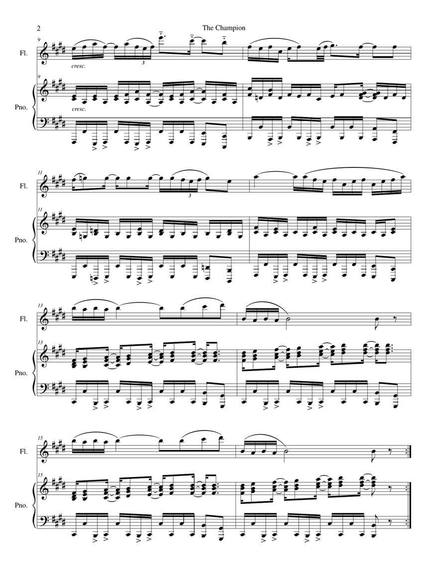The Champion Flute Solo scores gallery preview page 2