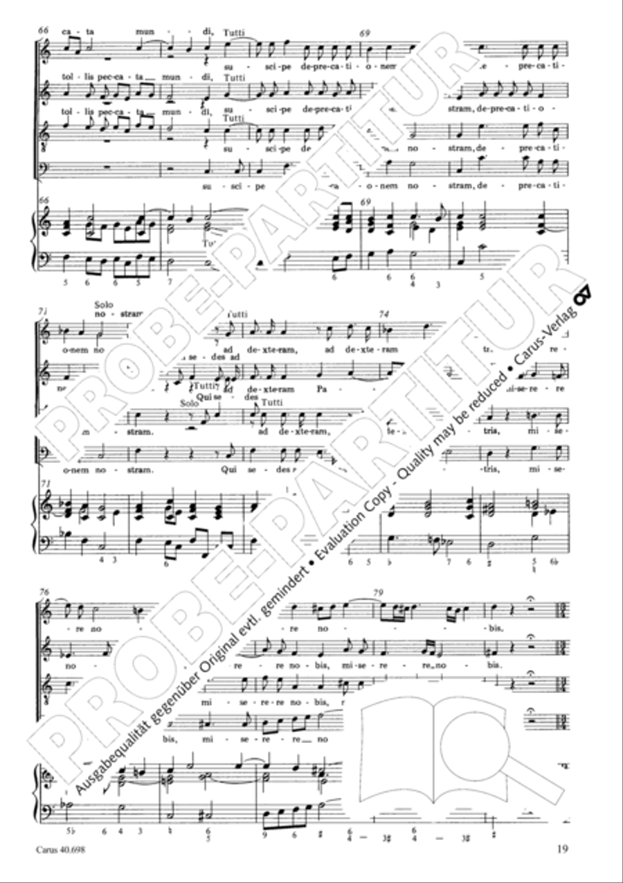 Messa breve SSATB scores gallery preview page 20