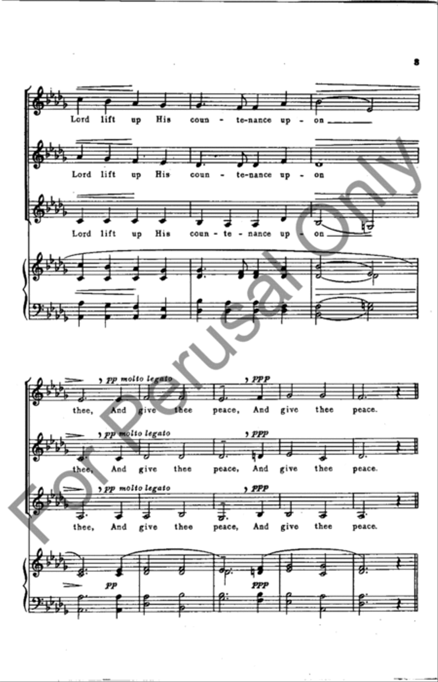 The Blessing Of Aaron SSA scores gallery preview page 3