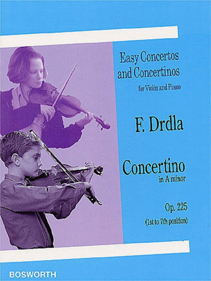 Drdla - Concertino A Minor Op 225 Violin/Piano