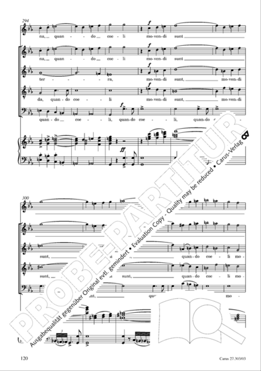 Messa da Requiem 4-Part scores gallery preview page 121