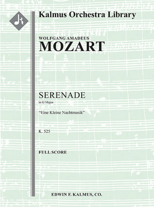 Book cover for Eine kleine Nachtmusik (Serenade in G), K. 525