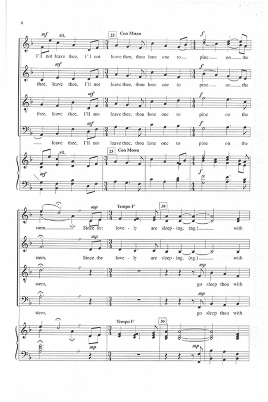 The Last Rose of Summer The Last Rose of Summer Divisi scores gallery preview page 5