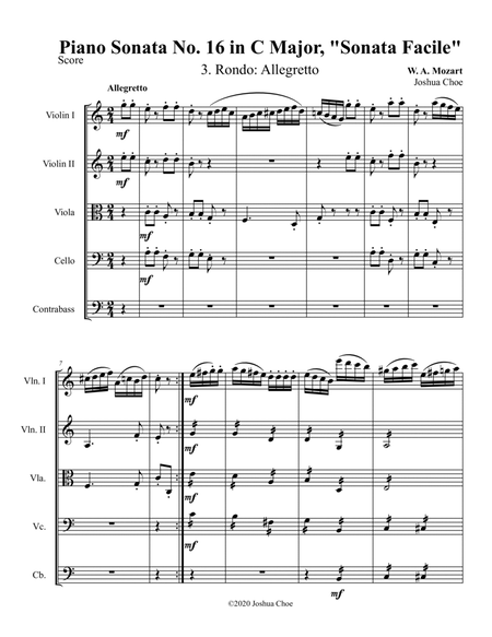 Sonata facile, Movement 3