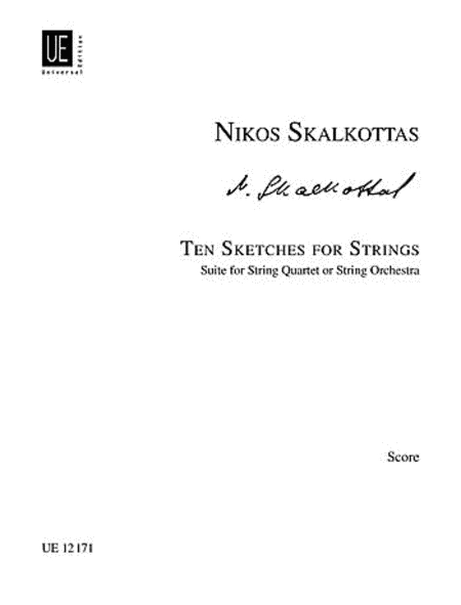 Sketches for Strings, 10, F.S.