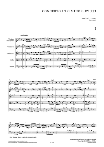Six concertos for Anna Maria, volume 1