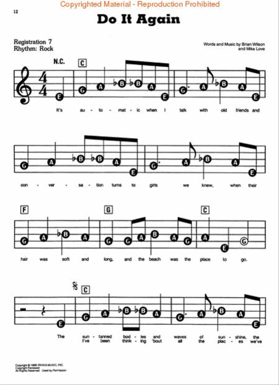 <br>Sheet music extract