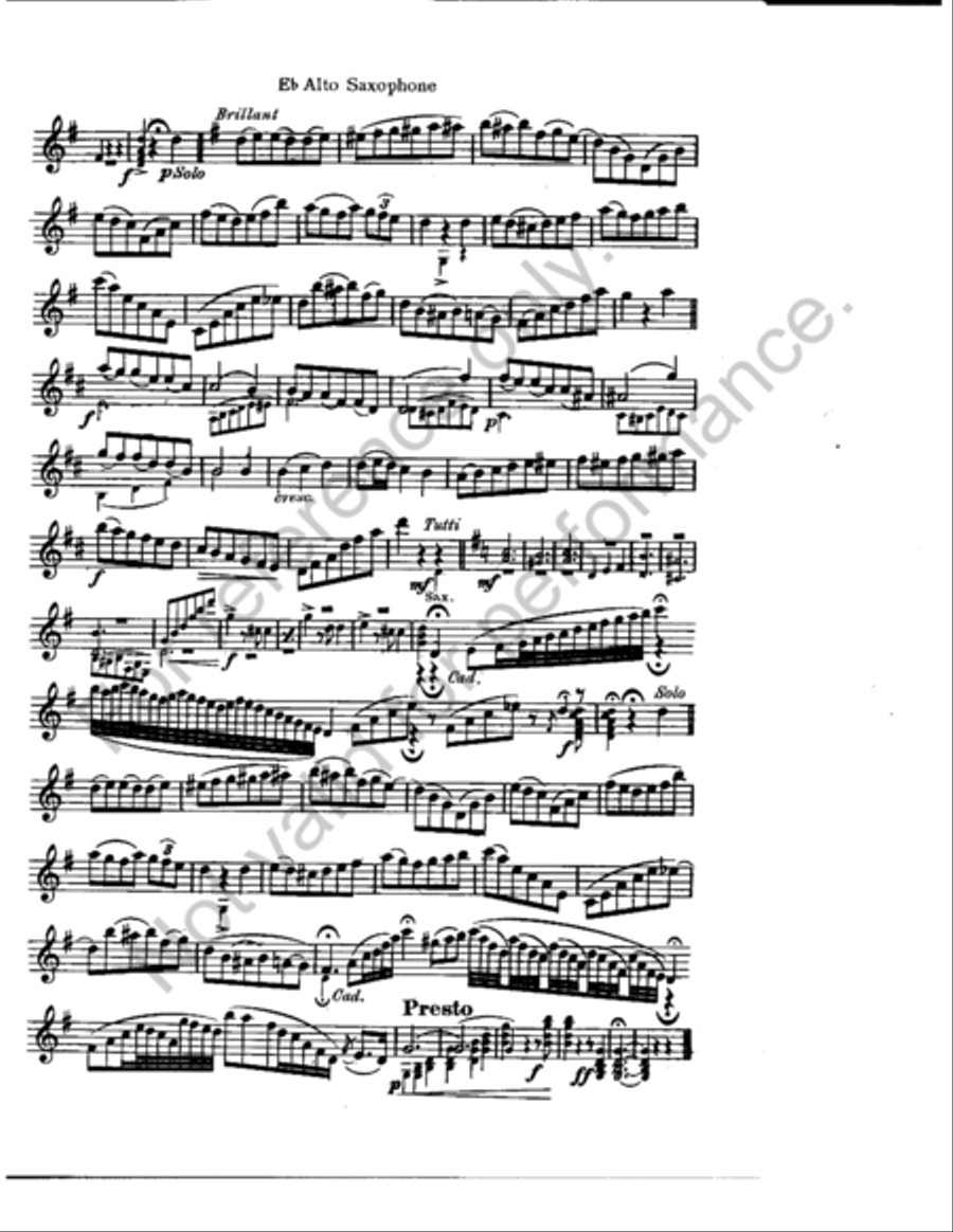 Cheerfulness Alto Saxophone scores gallery preview page 3