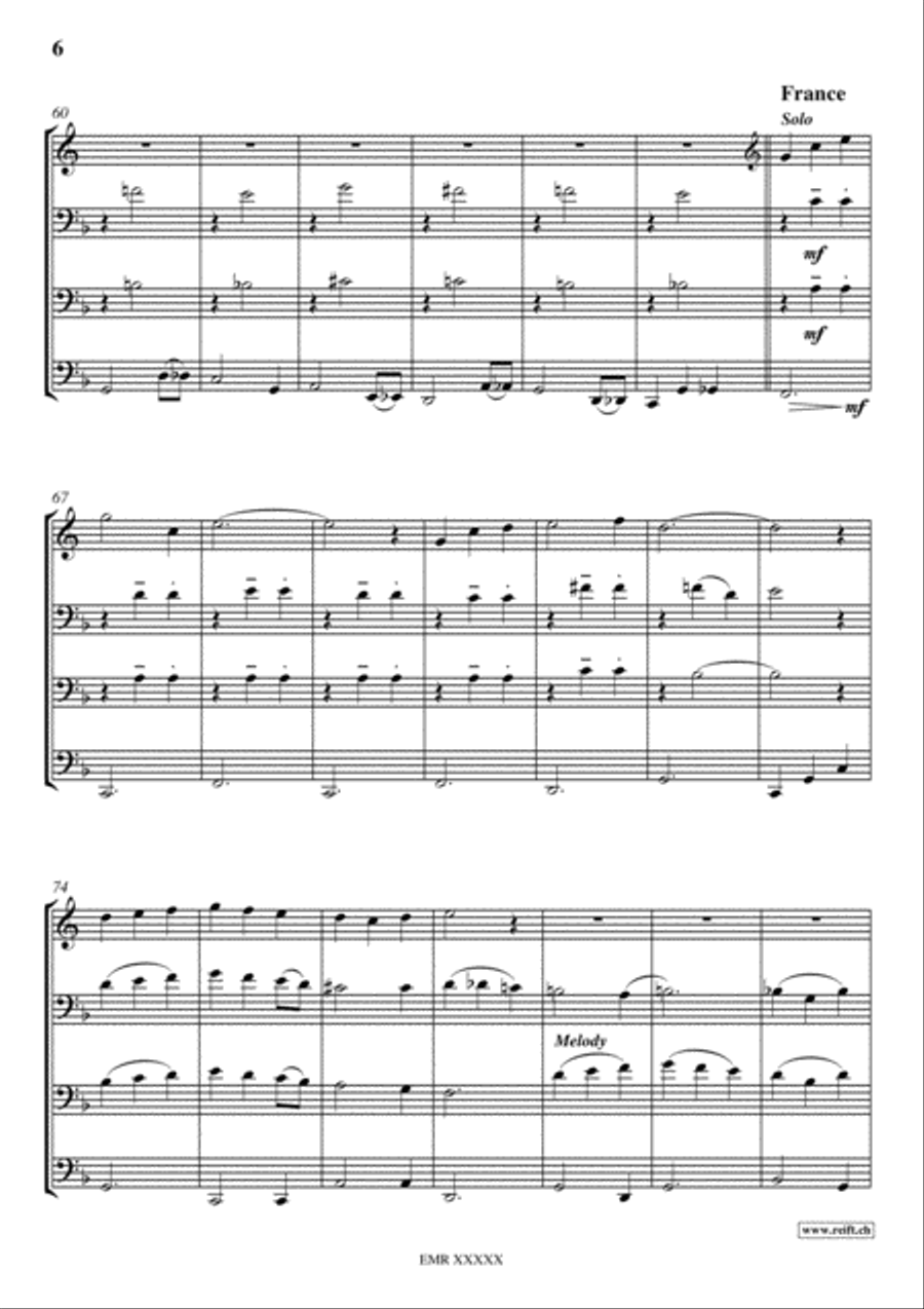 Around The World With My Alphorn Trombone scores gallery preview page 6