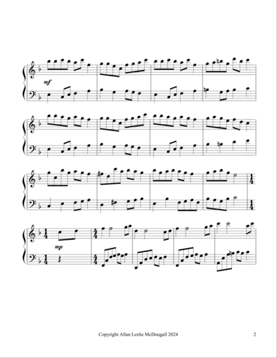 For Keturah For Keturah Piano Solo scores gallery preview page 2