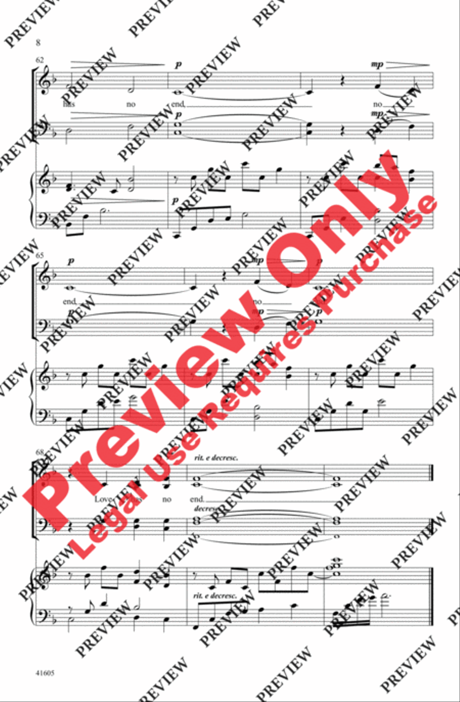I Gave My Love a Cherry I Gave My Love a Cherry 4-Part scores gallery preview page 8