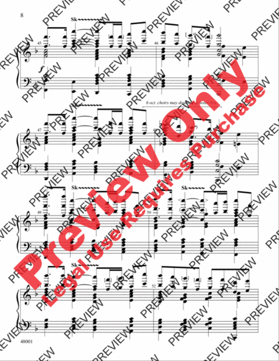 Jubilate Deo Handbell Choir scores gallery preview page 8
