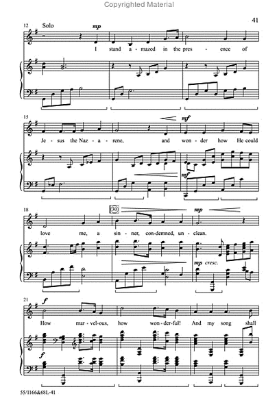 In My Place - SATB Score with Performance CD image number null