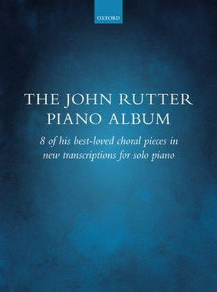 Book cover for The John Rutter Piano Album