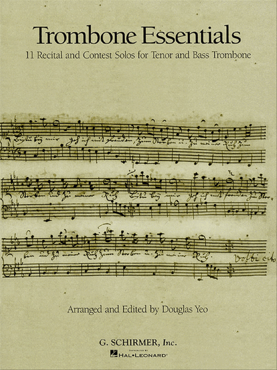 Trombone Essentials Bass Trombone scores gallery preview page 1