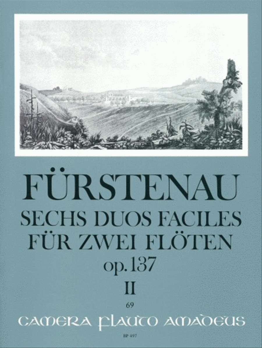 6 Duos faciles op. 137/II Vol. 2 Flute Duet scores gallery preview page 1