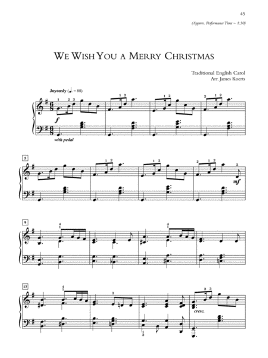 Wondrous Christmas Wondrous Christmas Piano Solo scores gallery preview page 5
