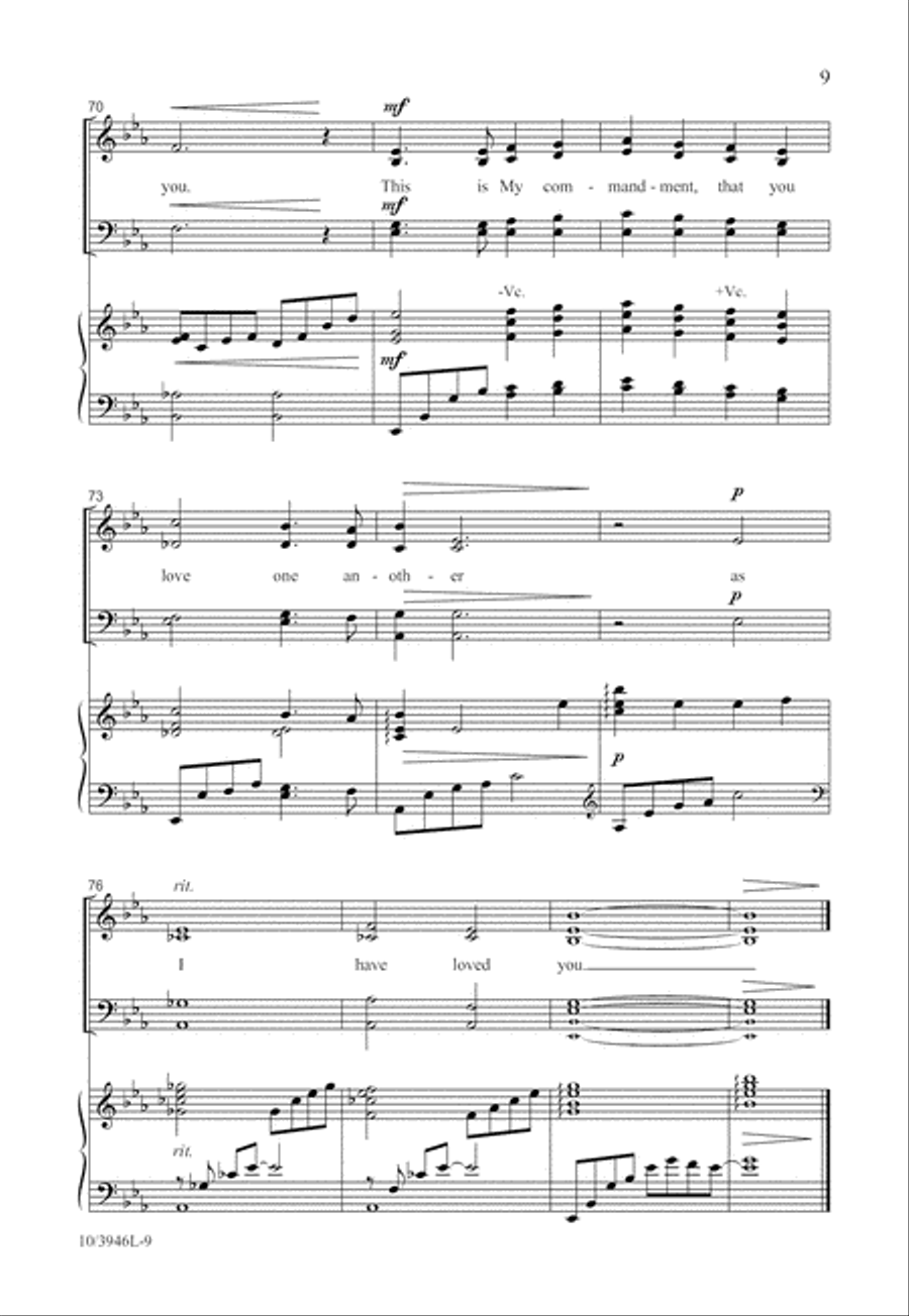 This Is My Commandment 4-Part scores gallery preview page 10