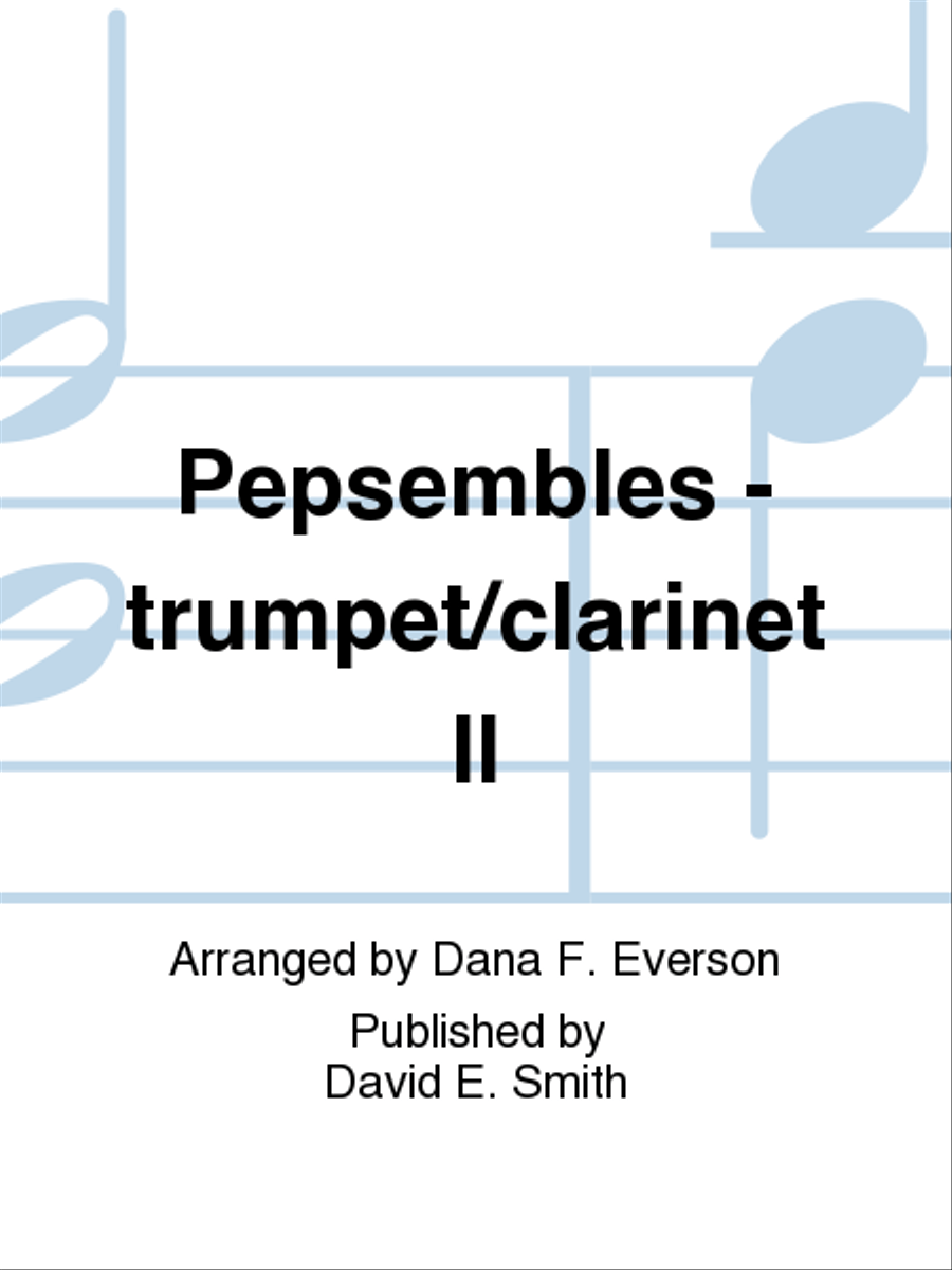 Pepsembles- Trumpet/Clarinet II Pep Band scores gallery preview page 1