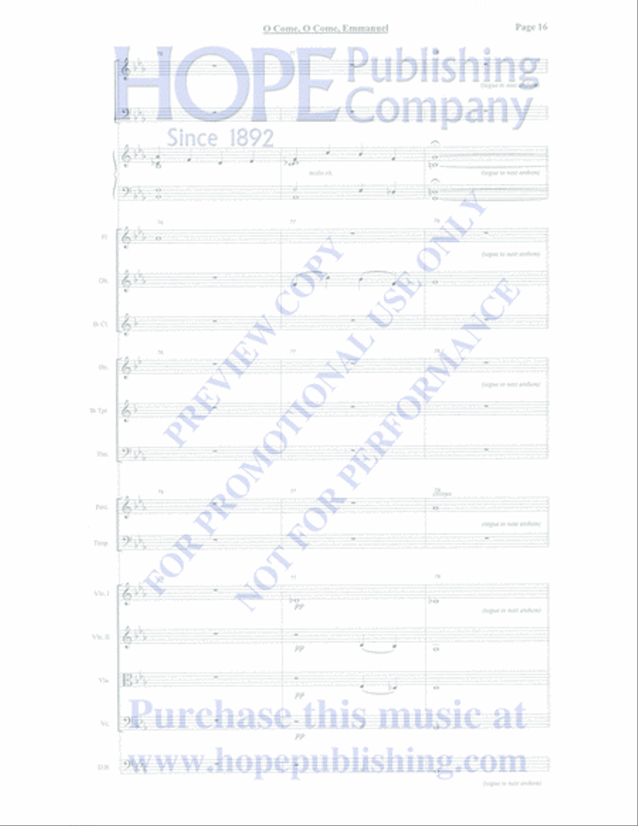 Emmanuel Emmanuel Orchestra scores gallery preview page 18