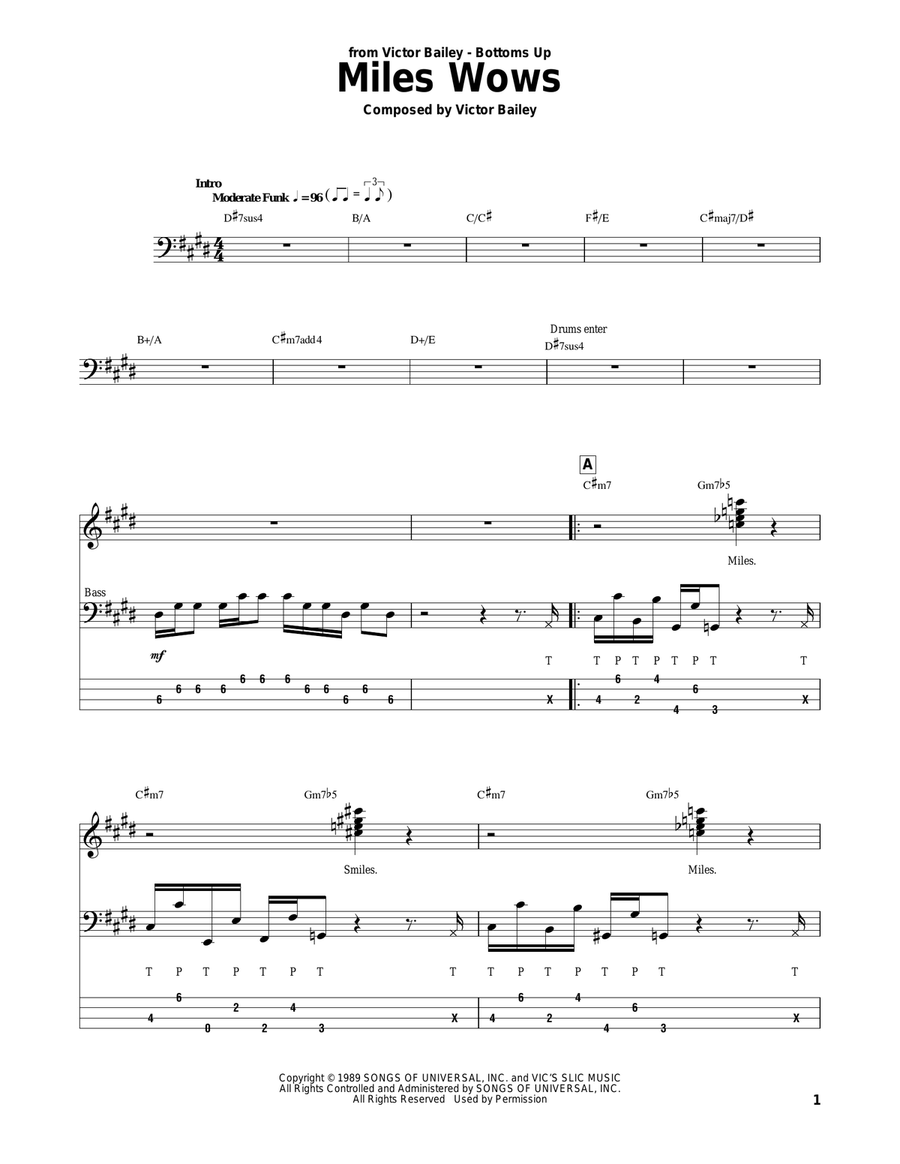 Miles Wows Miles Wows Acoustic Guitar scores gallery preview page 1