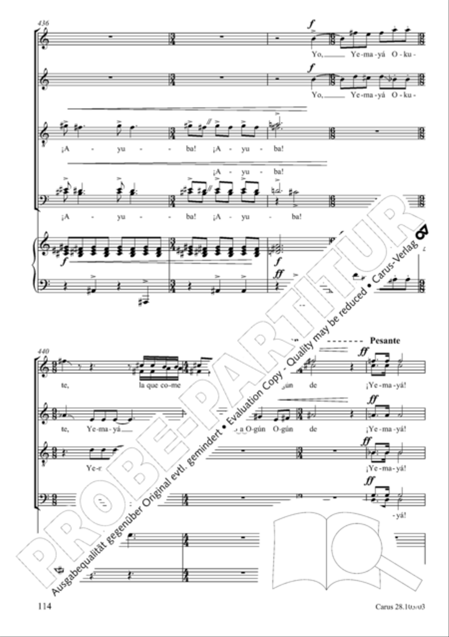 Water 4-Part scores gallery preview page 129