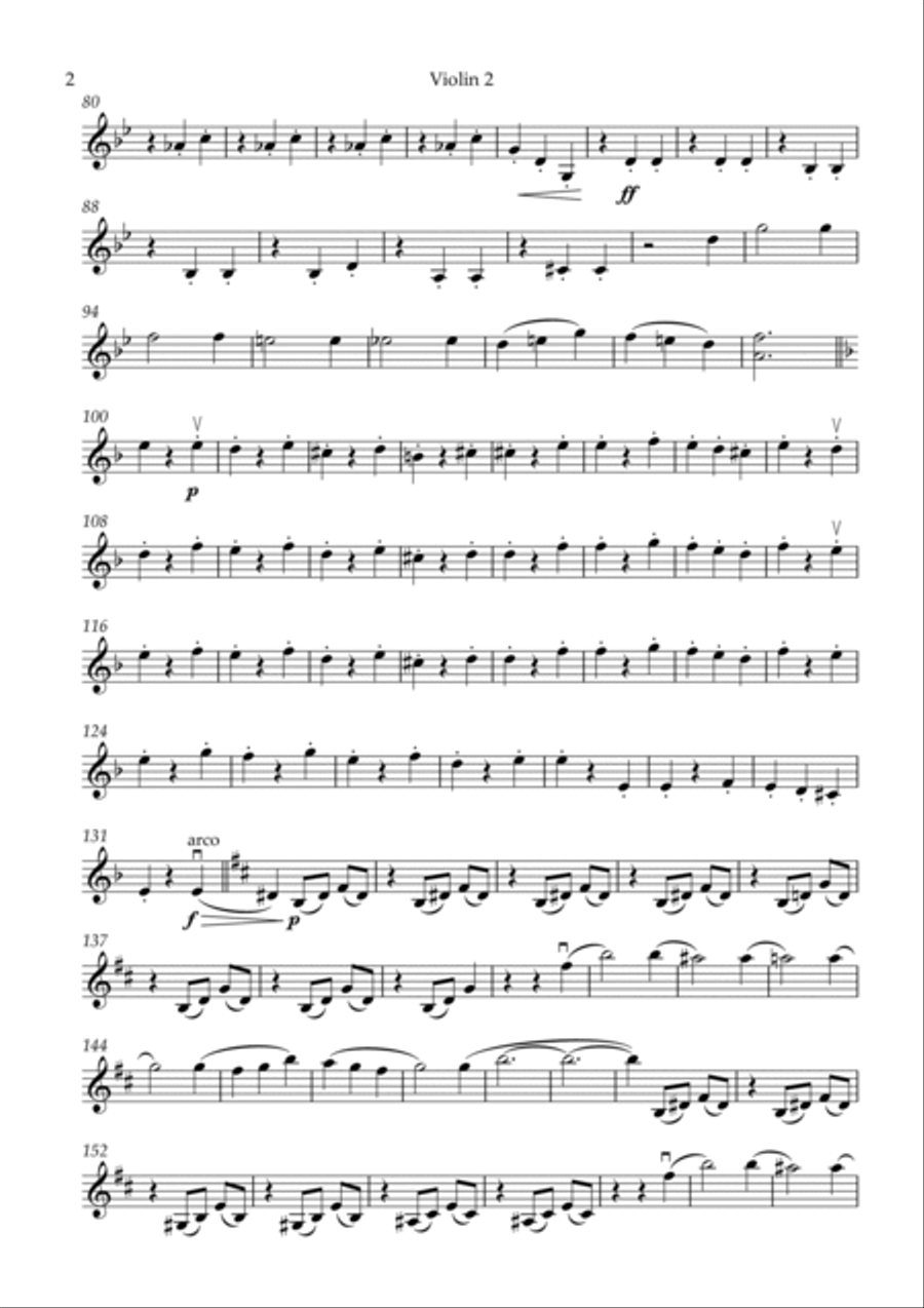 Dance Macabre - String Quartet String Quartet scores gallery preview page 5