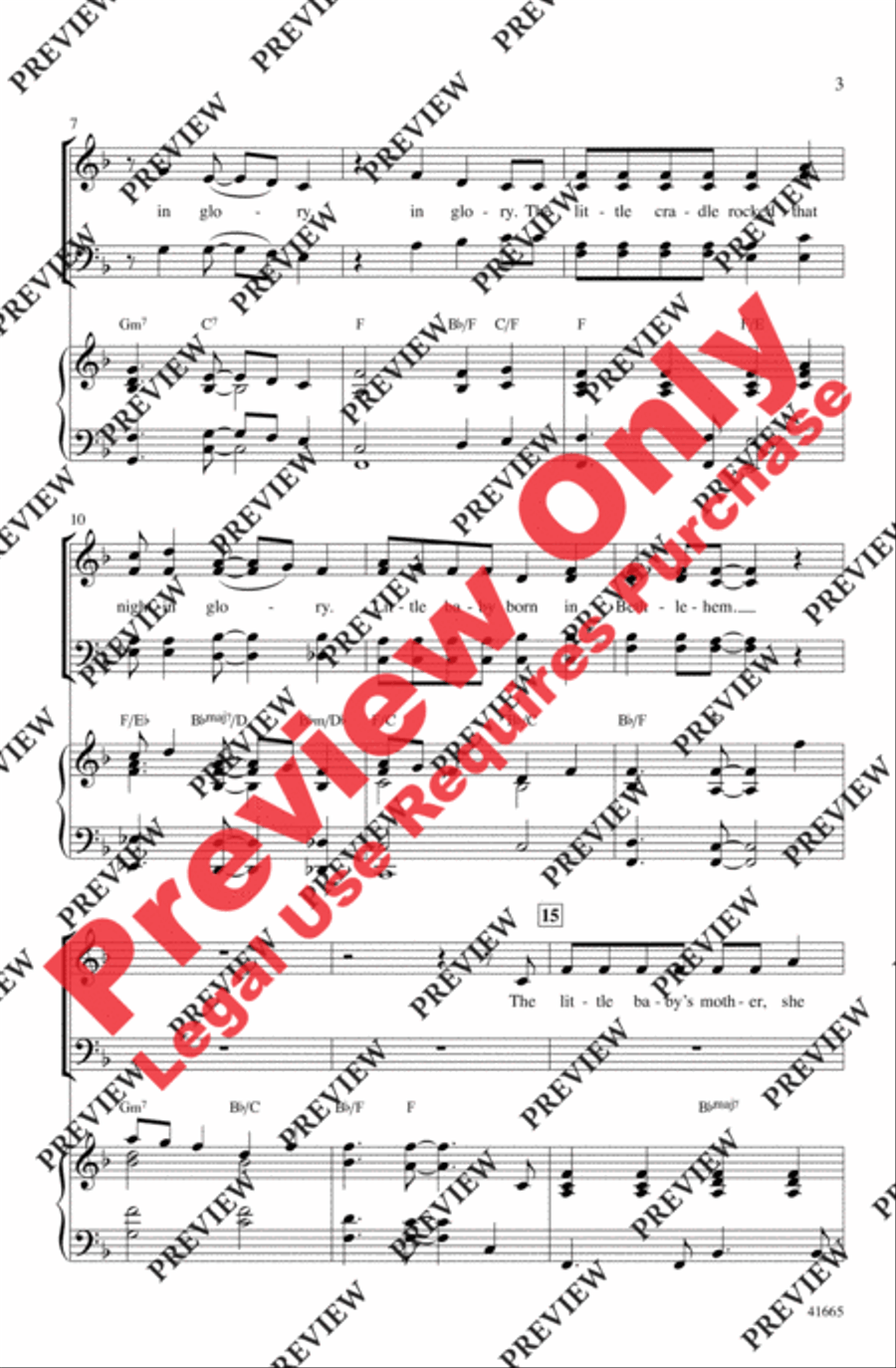 The Little Cradle Rocked - SoundTrax CD (CD only) Choir scores gallery preview page 3