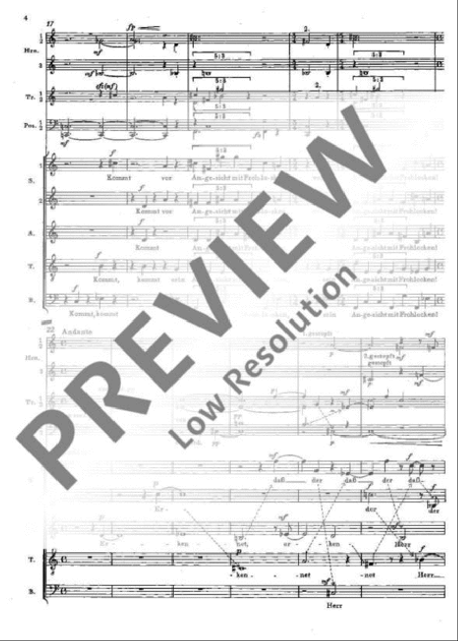 Der 100. Psalm SSATB scores gallery preview page 4