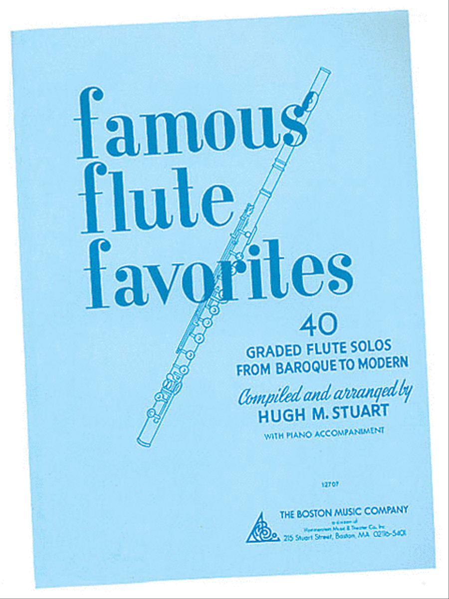 Famous Flute Favorites Flute Solo scores gallery preview page 1